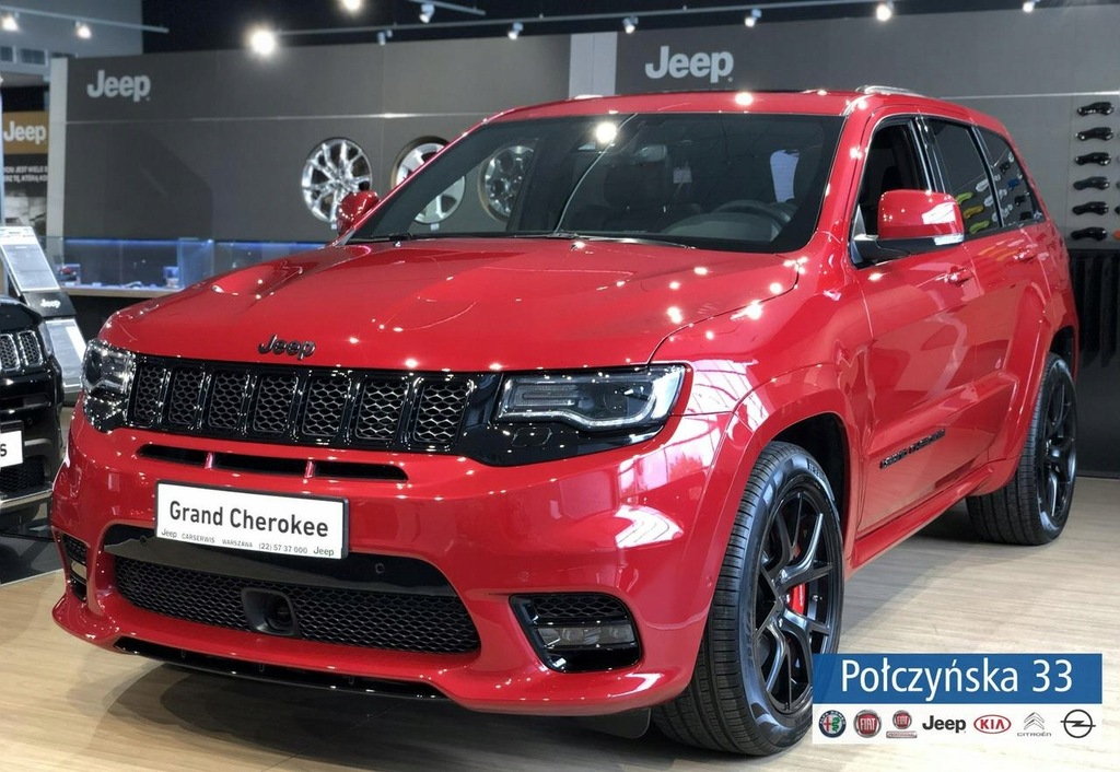 Jeep Grand Cherokee SRT 6.4L V8 475KM | Czerwony