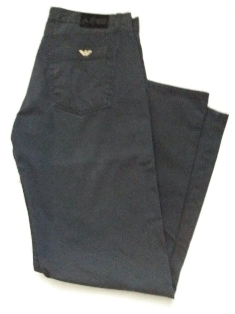 ARMANI Jeans super czarne spodnie rozm 36