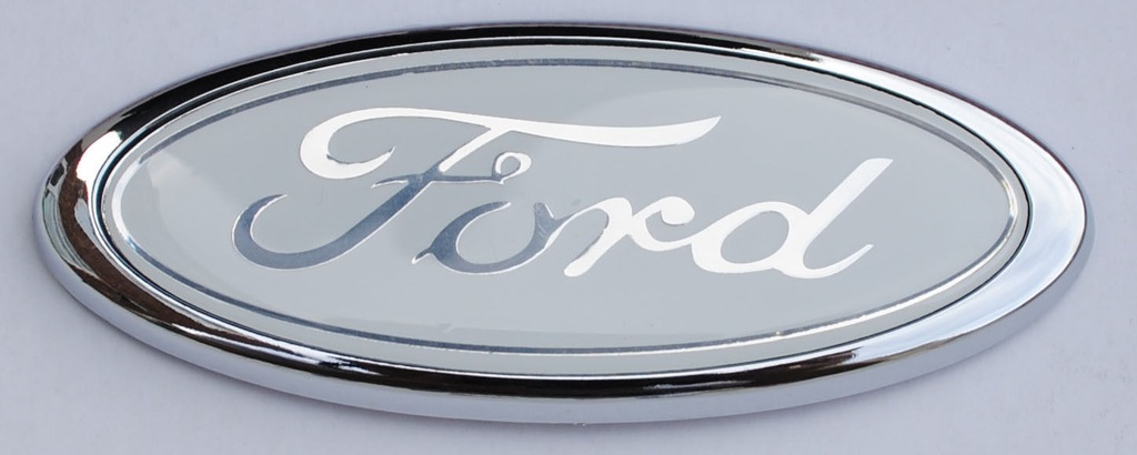 BIAŁY Emblemat Ford - Mondeo - mk3 - Fiesta - logo