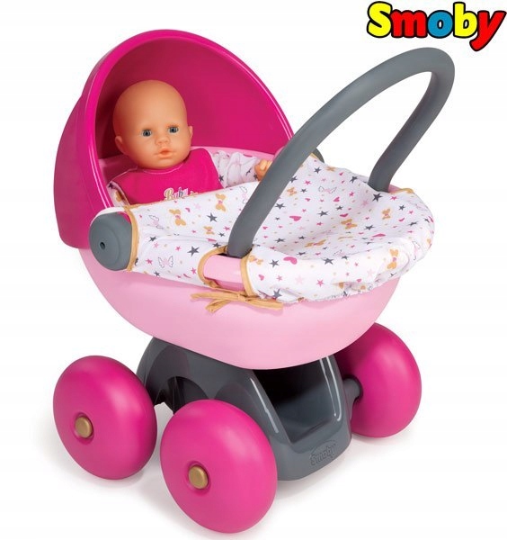 SMOBY Wózek Głęboki Baby Nurse Mój Pierwszy Wózek