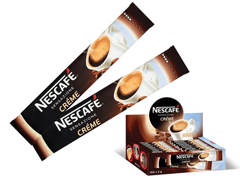 KAWA NESCAFE CREME rozpuszczalna saszetki 100 szt.