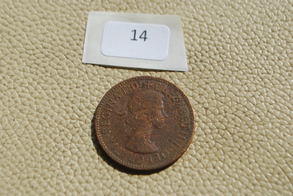 [14] moneta 1/2 pensa 1962 Wielka Brytania