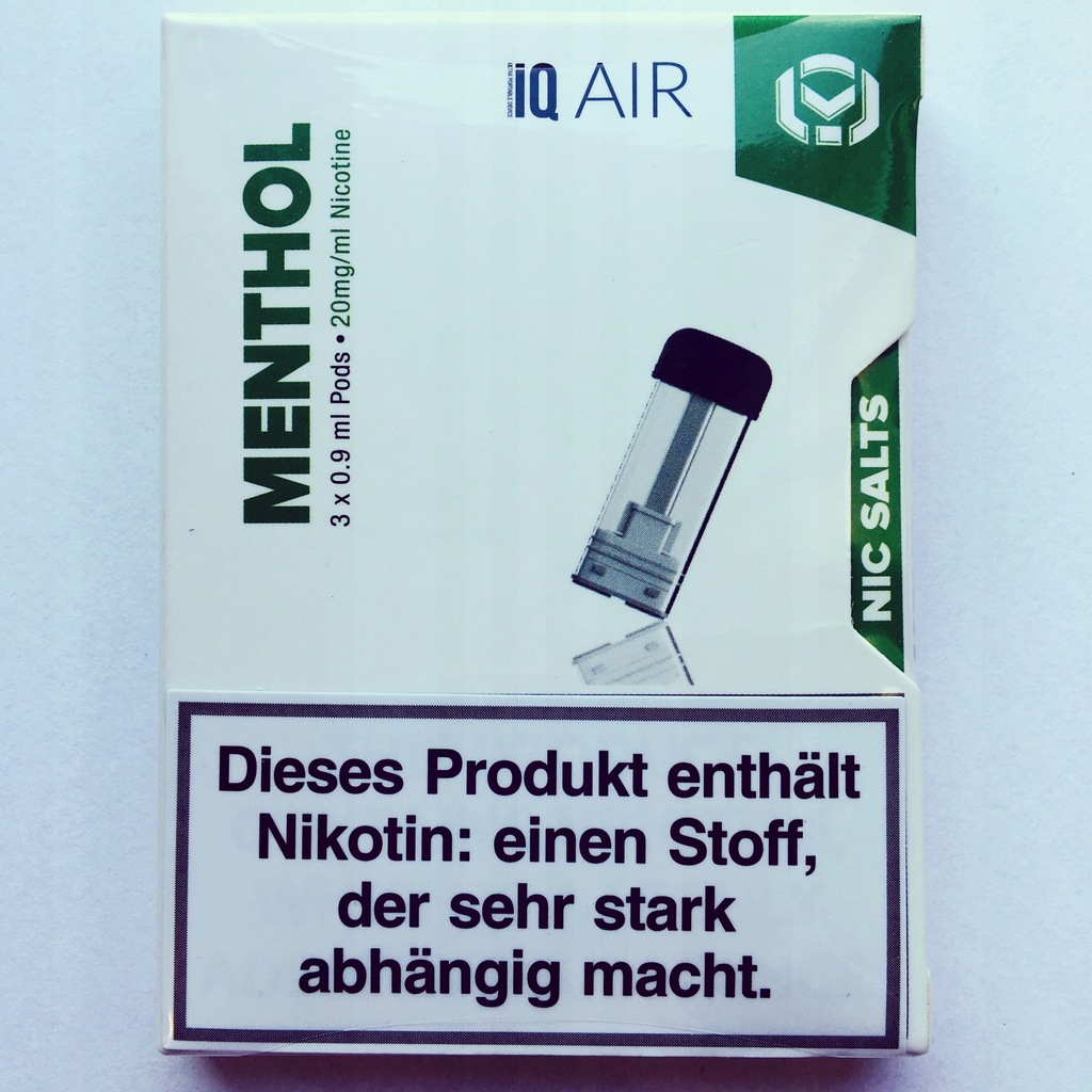 POD LIQUID do E P IQ AIR | Menthol