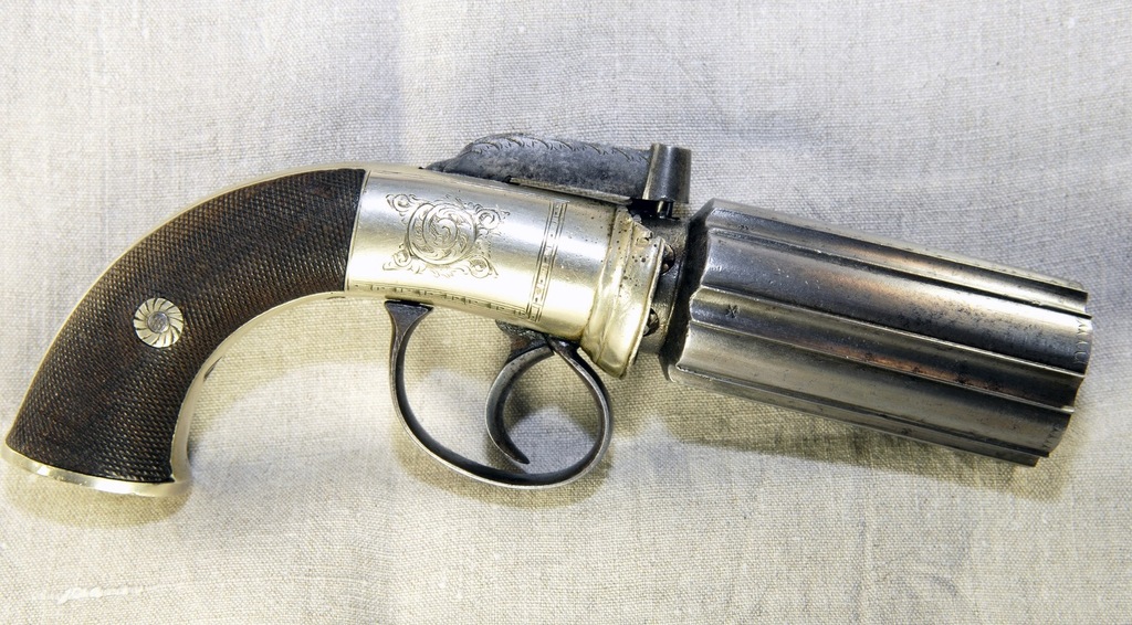 Pieprzniczka - rewolwer wiązkowy pistolet 1840-45