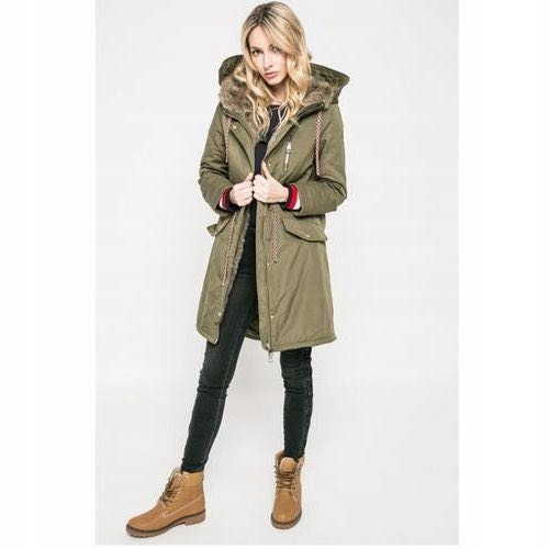 parka khaki tommy hilfiger