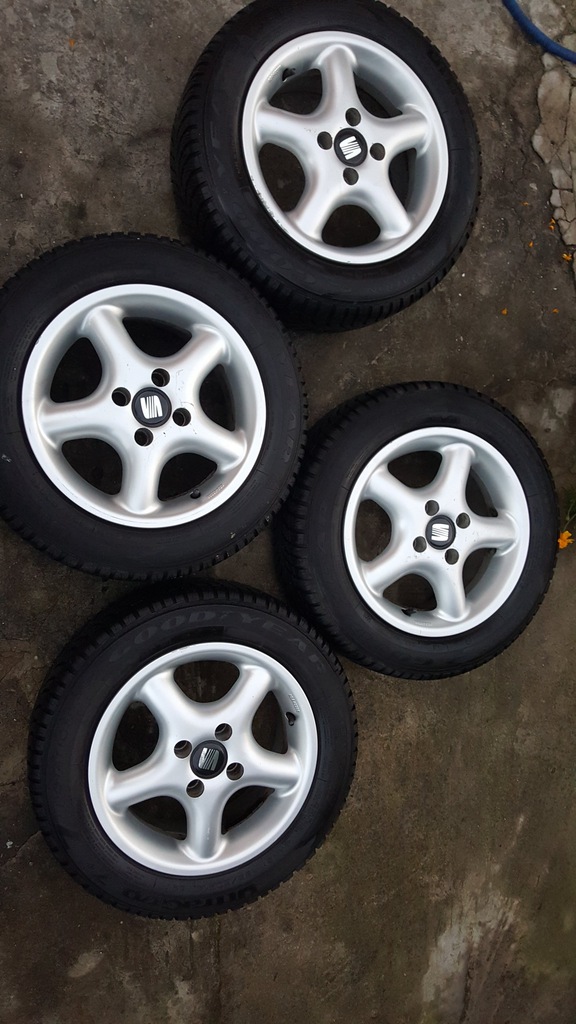 Felgi Ronal 14" 4x100 ET38 Opony zima 185/65