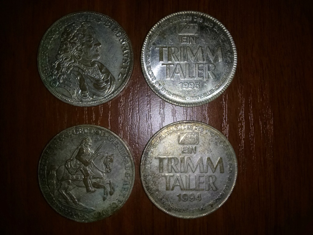 TRIMM TALER 1994 1995 4 szt.
