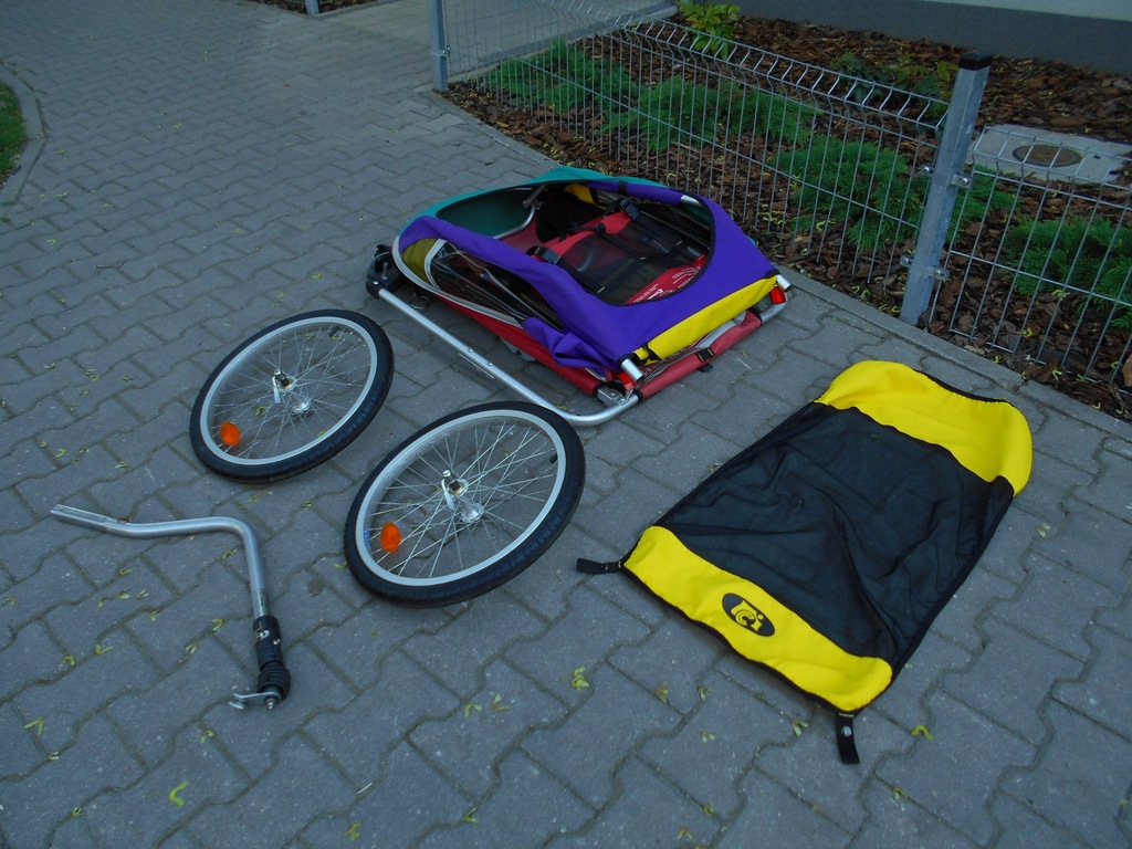 Przyczepka rowerowa riksza Chariot Chauffeur ALU 7364140738