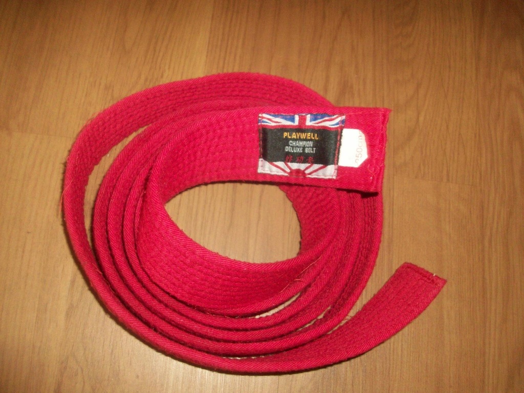 PAS karate czerwony kyokushin PLAYWELL 250 cm