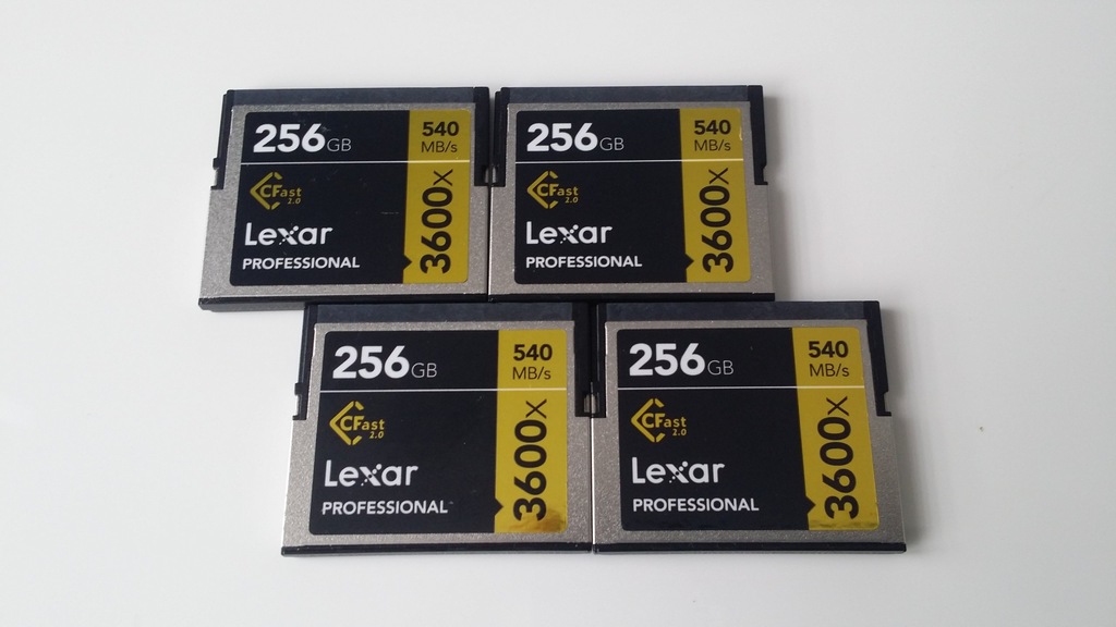 Lexar 256GB Professional 3600x CFast 2.0