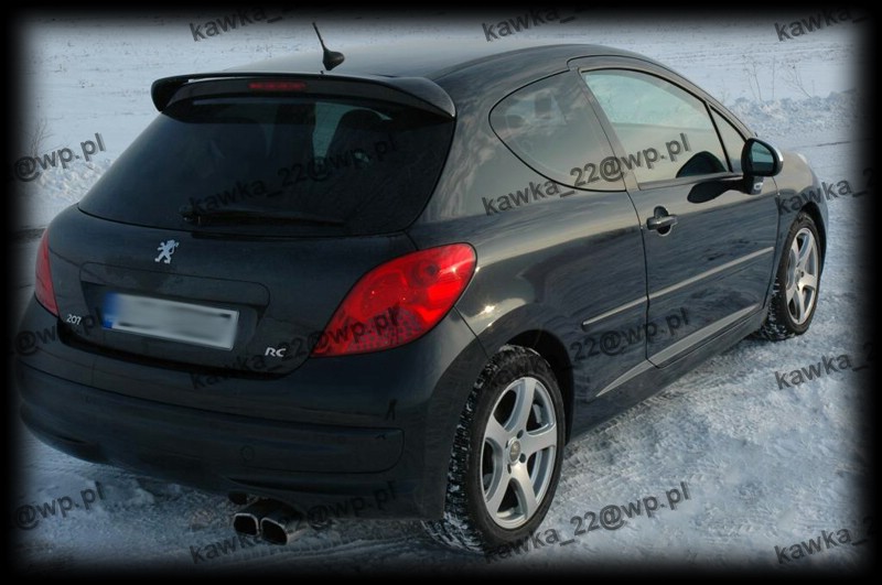 Спойлер peugeot 207