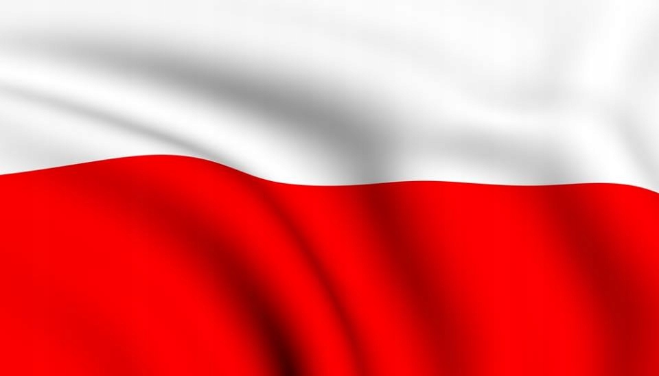 Flaga Polski Do Pobrania Za Darmo POLSKA flaga POLSKI KIBICA biało-czerownych 70x112 - 7413667756