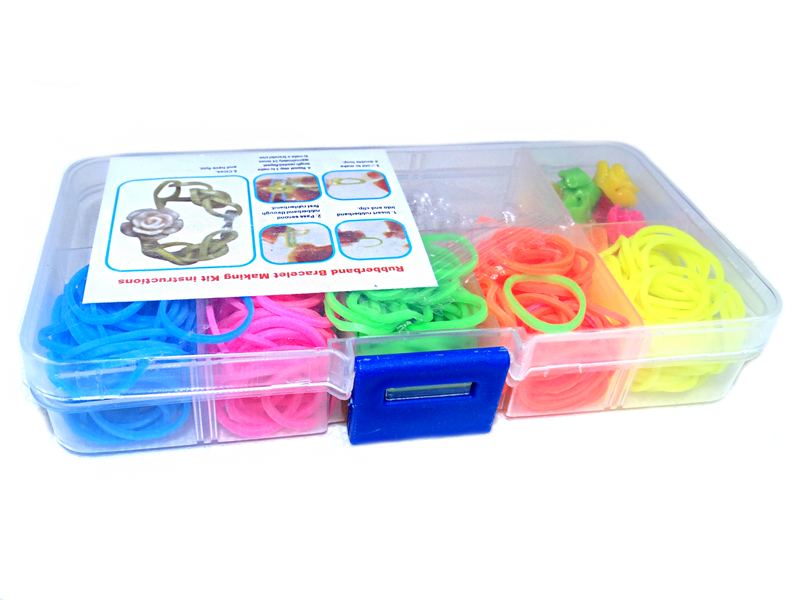 NAJTANIEJ KOLOROWE GUMKI LOOM BANDS ZESTAW 100