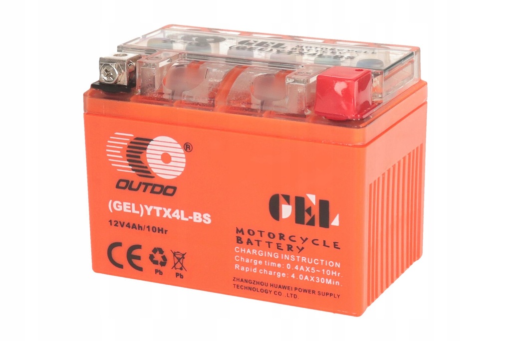 AKUMULATOR ŻELOWY SKUTER YTX4L-BS CBTX4L-BS GEL - 7378654630 ...