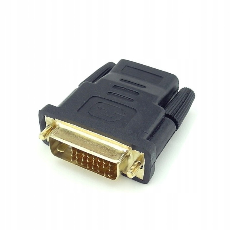 ADAPTER łącznik HDMI-DVI dźwięk+obraz GNIAZDO-WTYK