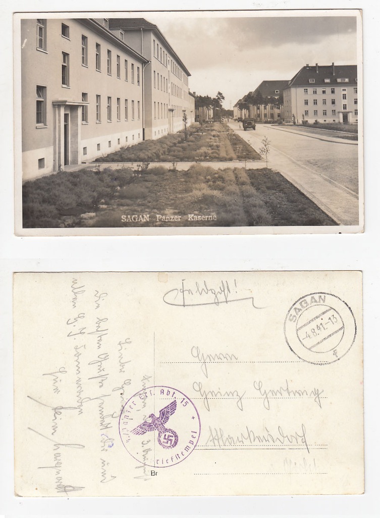Żagań, Sagan, Panzer Kaserne, 1941r. -981