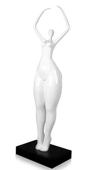RZEŹBA ARTE DEL MONDO FIGURKA MARMUROWA BIAŁA