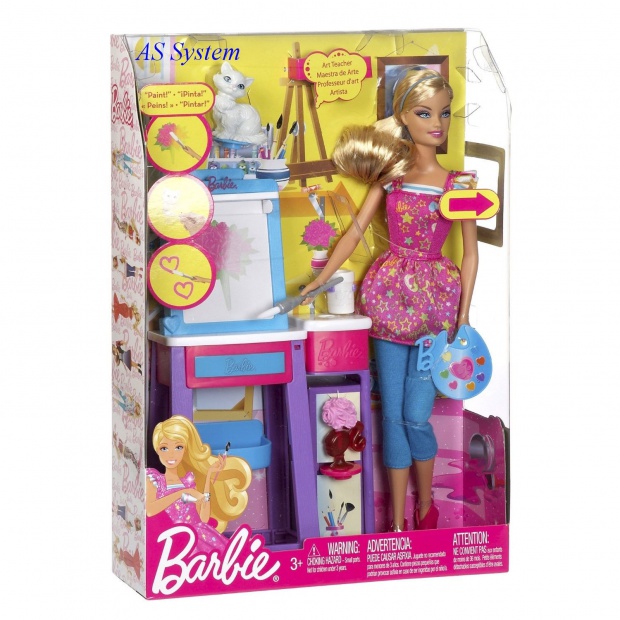 BARBIE JAKO MALARKA V6933 MATTEL