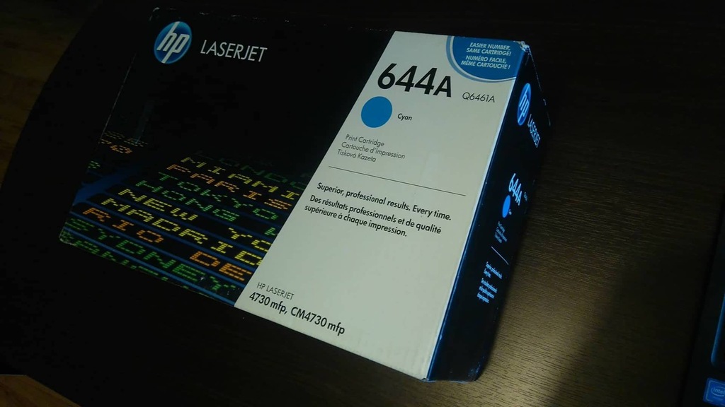 Toner HP 644A Q6461A Color LaserJet CM4730 cyan