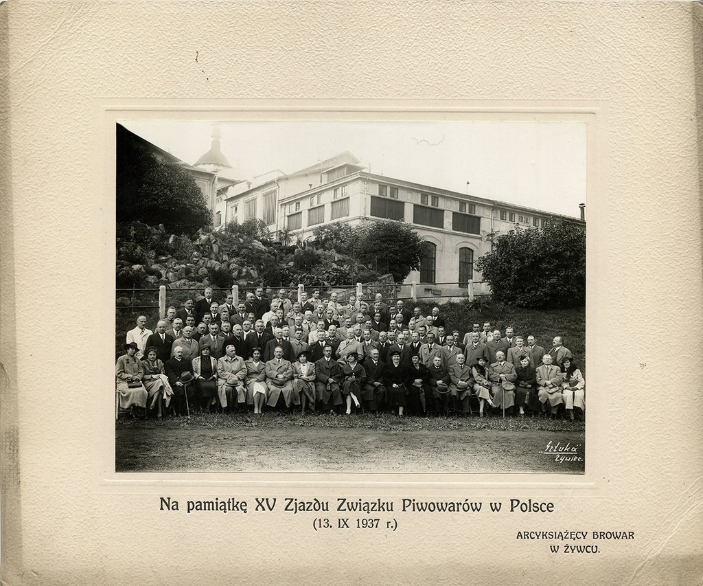 Browar w Żywcu XV Zjazd Piwowarów w Polsce 1937 r.