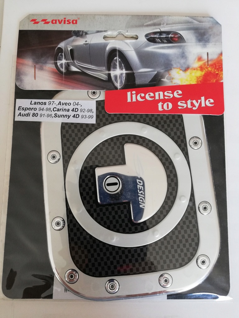 NAKLEJKA WLEWU PALIWA DAEWOO, TOYOTA, AUDI, NISSAN