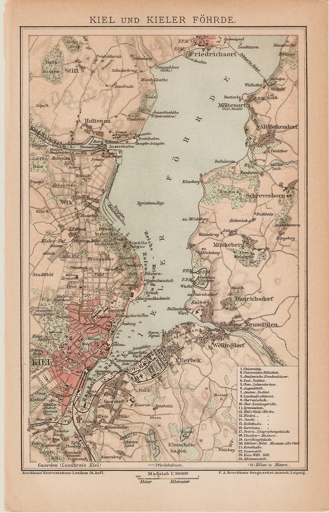 NIEMCY KILONIA I ZATOKA KILOŃSKA ROK 1901