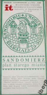 Sandomierz Plan Starego Miasta Zabytki Sandomierza