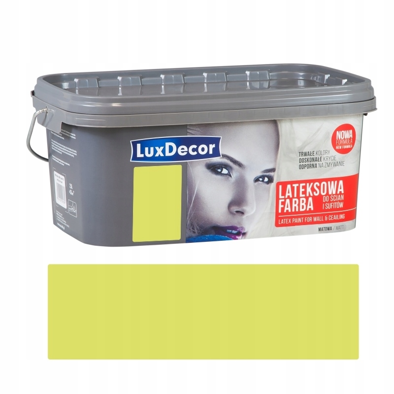 FARBA LATEKSOWA LUXDECOR 2,5L SOCZYSTA LIMONKA