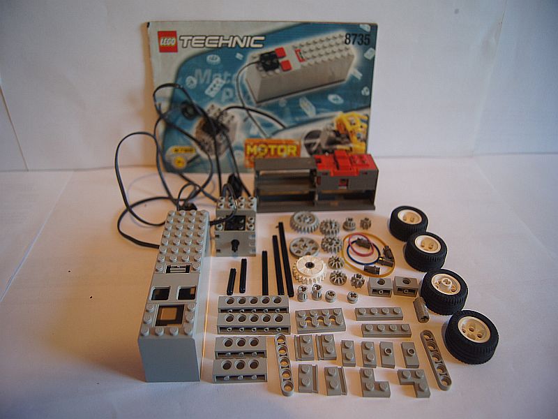 klocki LEGO Technic 8735 Motor Set V silnik 7109258458