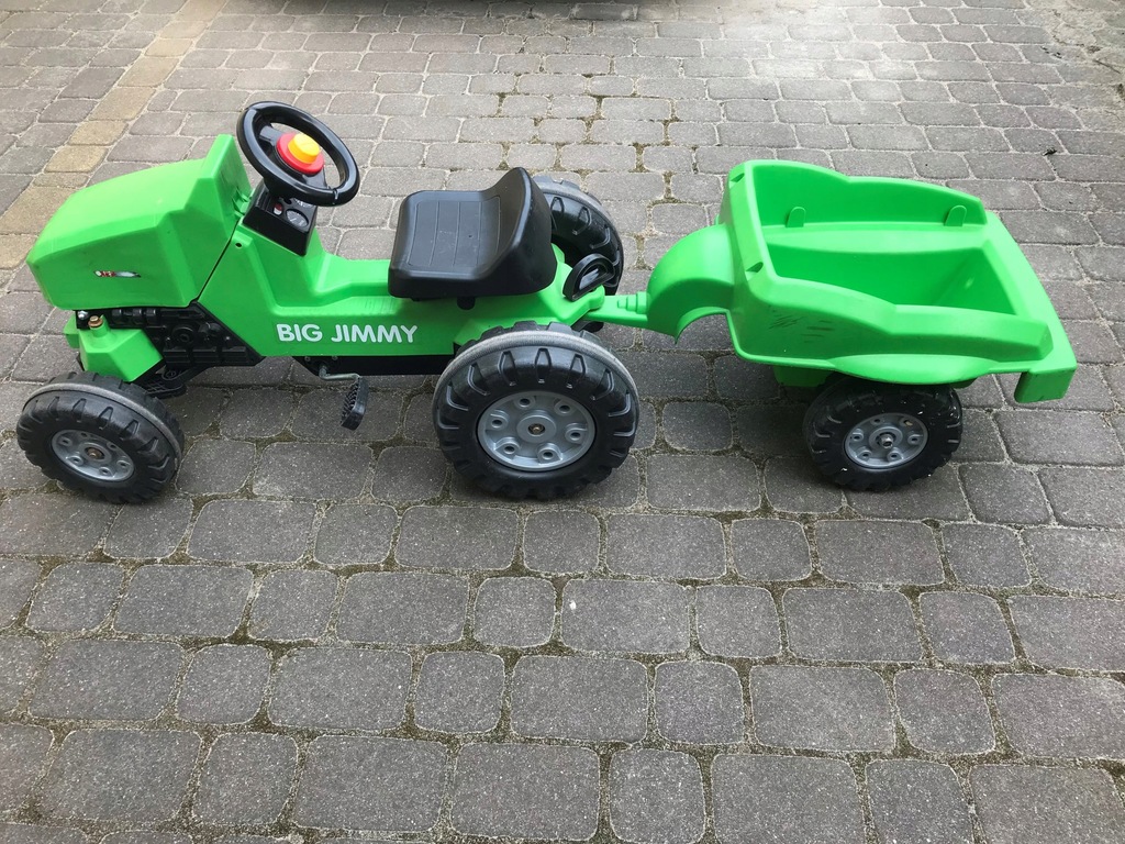 Traktor BIG JIMMY z przyczepką