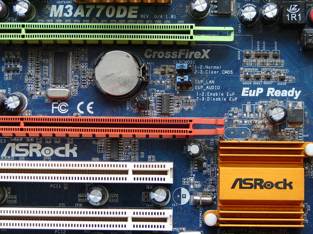 Asrock m3a770de не включается