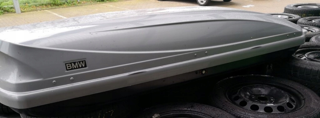 Pojemnik bagażnik box dachowy BMW 320L +relingi