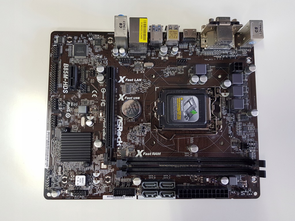 B85m hds asrock не запускается