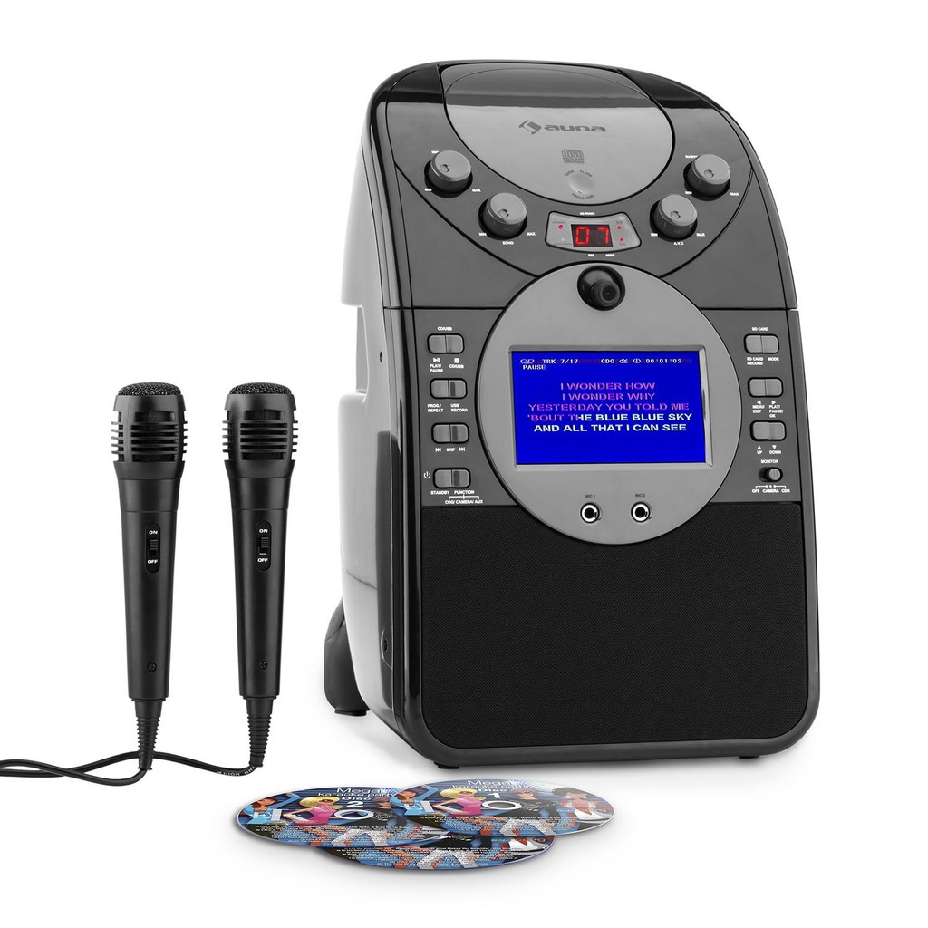 Auna ScreenStar Zestaw Karaoke Głośnik USB D11-81