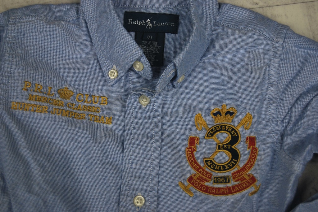 Polo Ralph Lauren piękna koszula duże logo 3l 98cm
