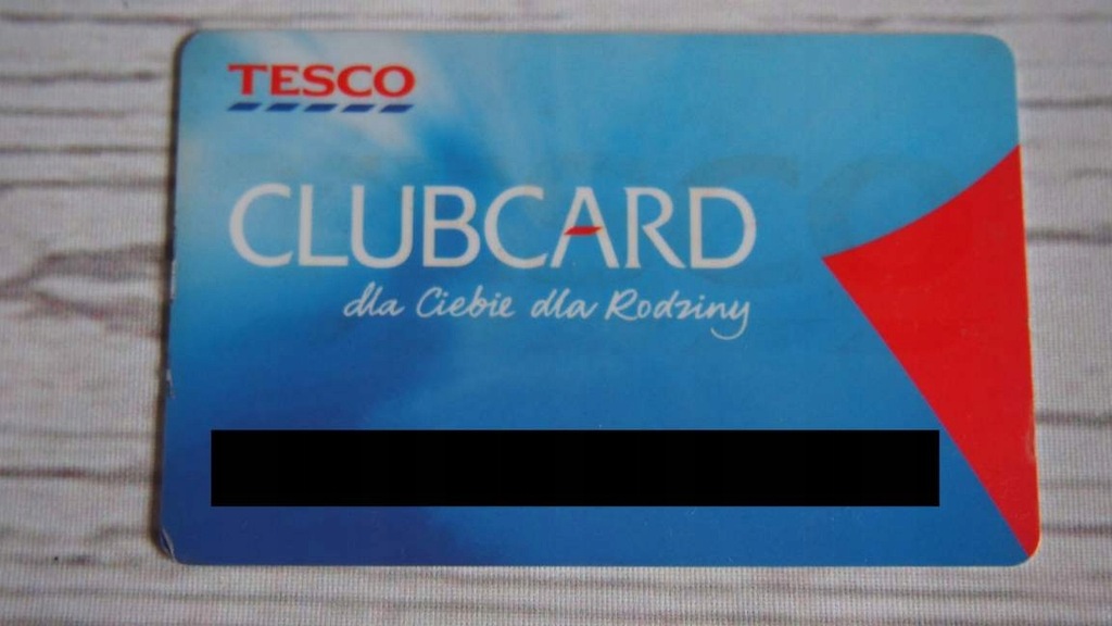 TESCO CLUBCARD JAKO KARTA KOLEKCJONERSKA