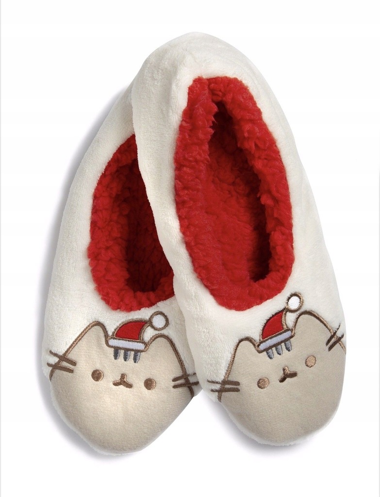 Pusheen KOT Santa Kapcie Pluszowe Primark 39-41