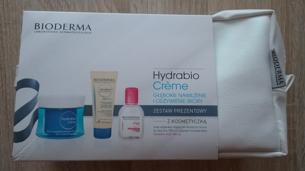 BIODERMA Hydrabio nowy zestaw prezent kosmetyczka