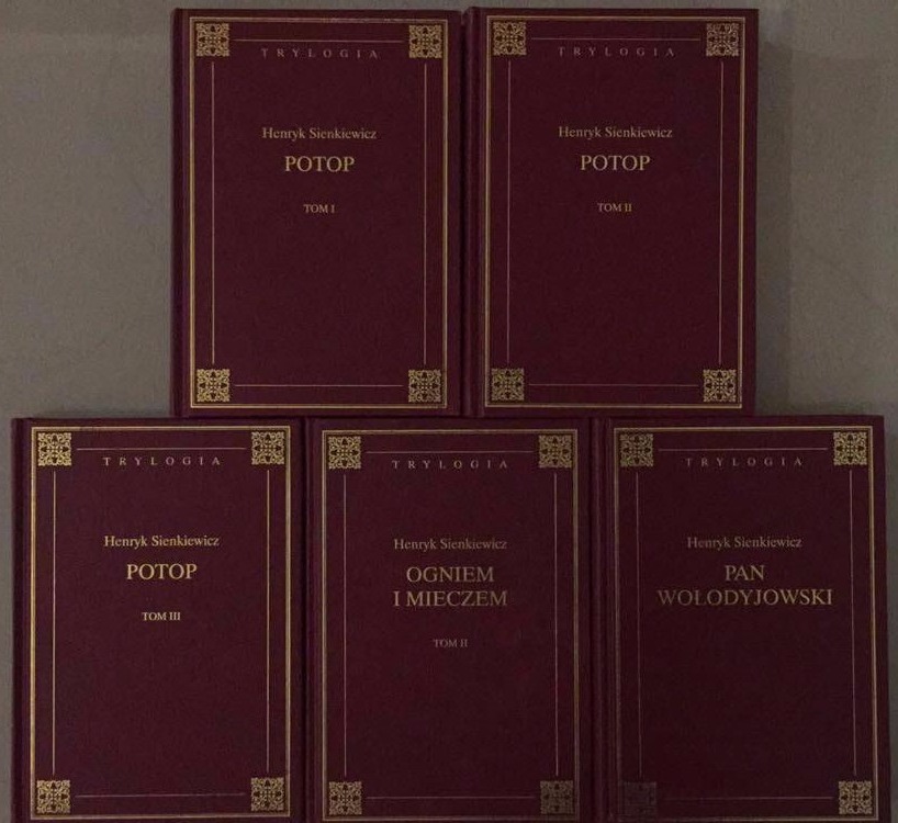 Henryk Sienkiewicz  - Trylogia, 5 książek