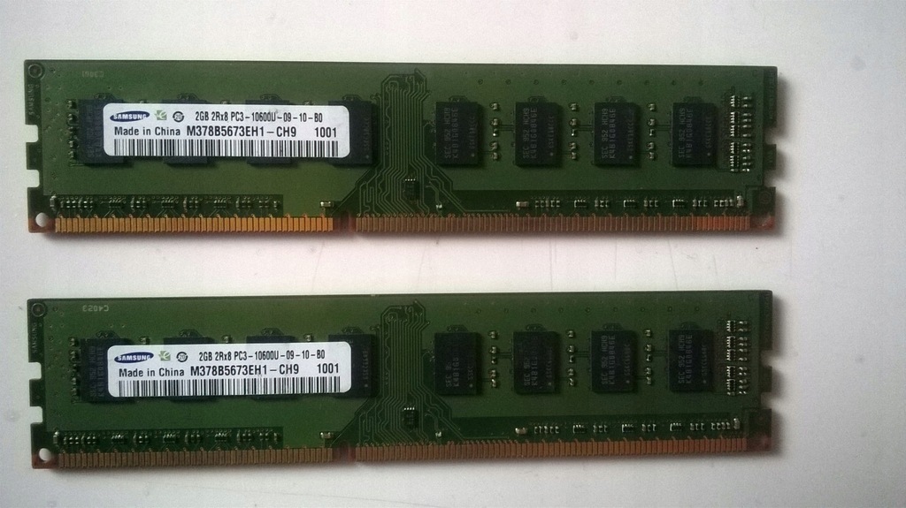 DDR3 2x2GB 4GB 1333Mhz Samsung M378B5673EH1-CH9