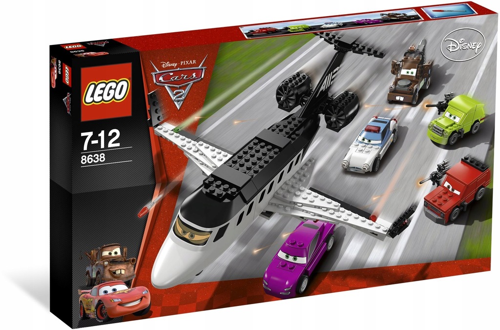 Lego Cars 2 8638 Ucieczka Samolotu Poznan 7476810617 Oficjalne Archiwum Allegro