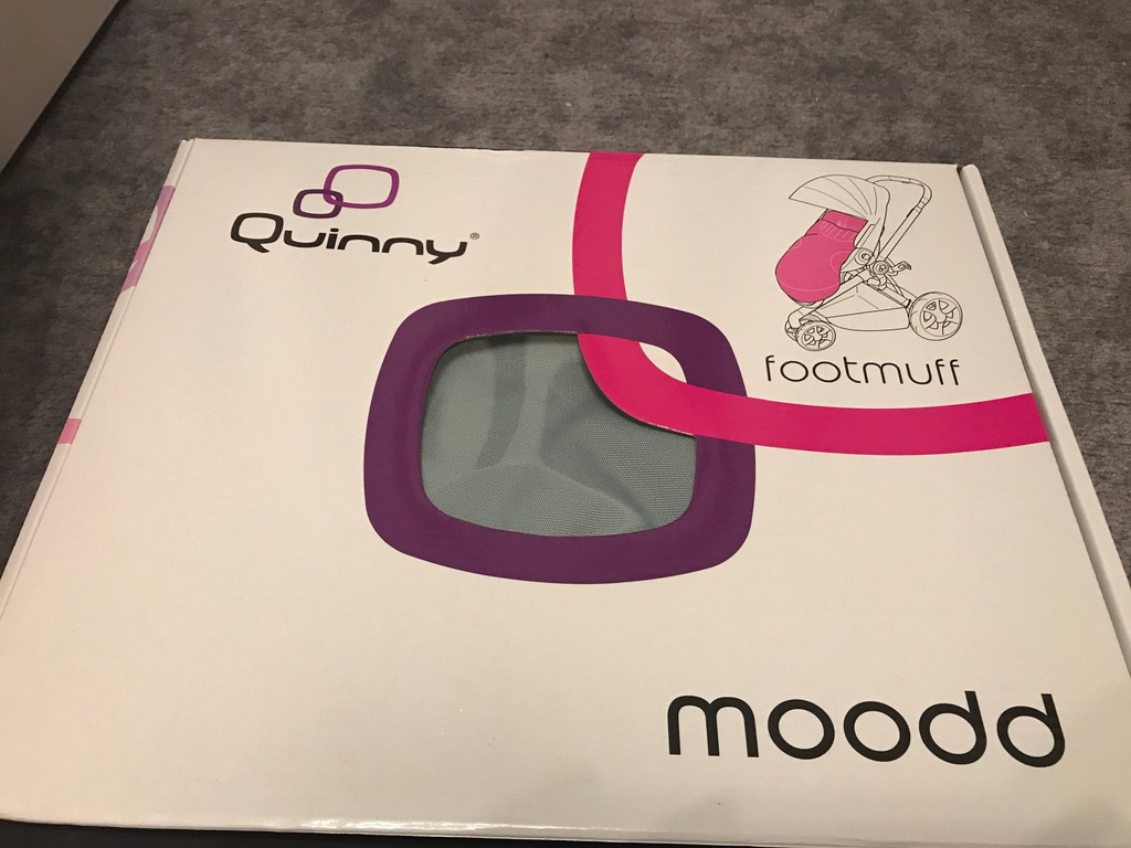 QUINNY MOODD footmuff grey crackle szary ocieplacz