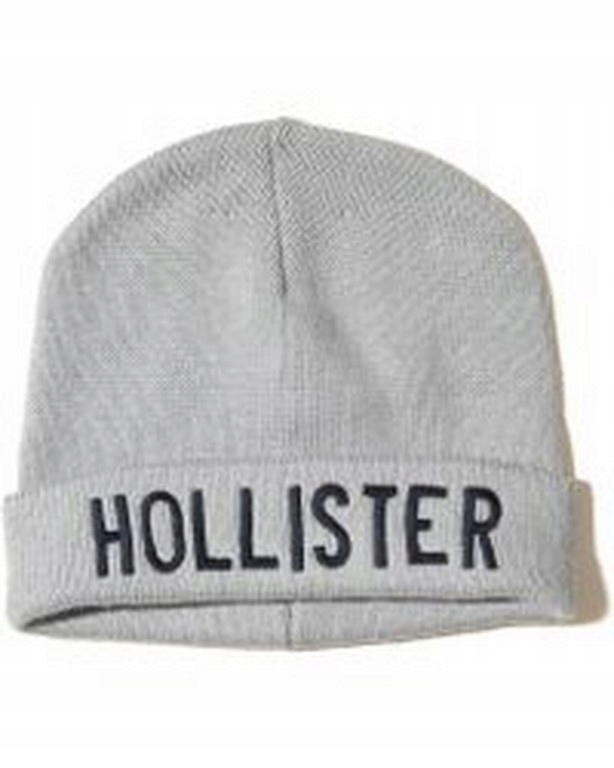 Hollister Abercrombie czapka zimowa szara! NEW