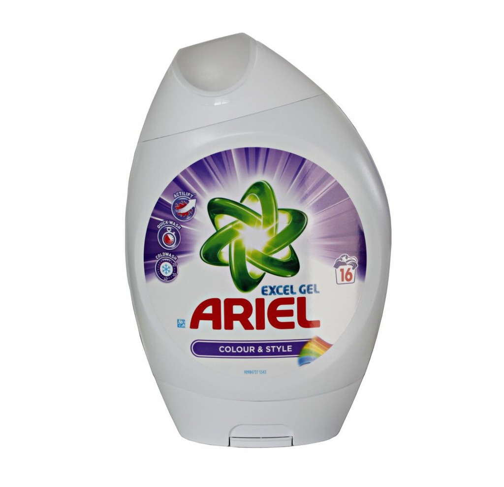 Ariel Excel Gel Colour&Style 592 ml 16 prań