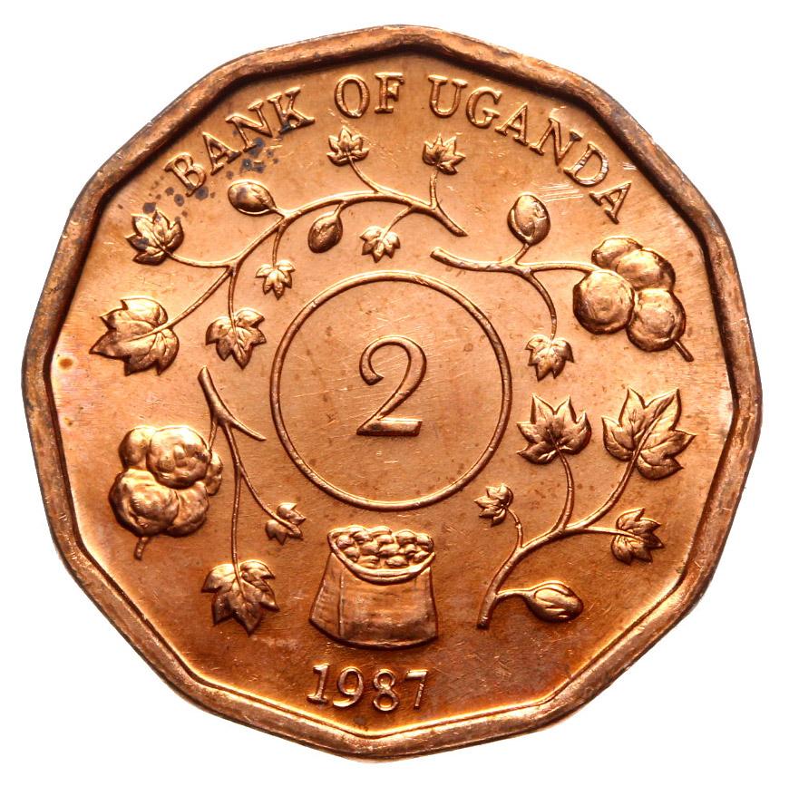 Uganda - moneta - 2 Szylingi 1987