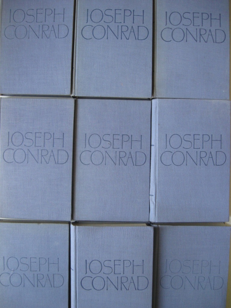 JOSEPH CONRAD Dzieła Wybór pism 9  TOMÓW  PIW 1957