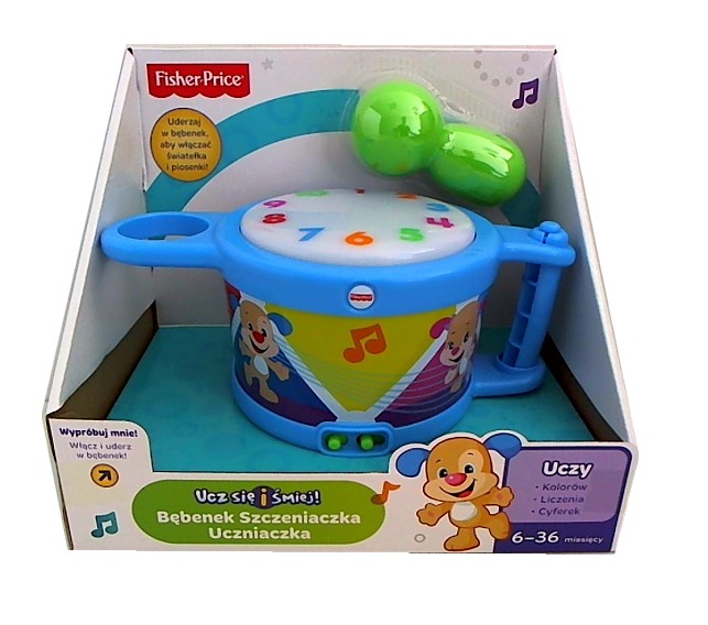 FISHER PRICE BĘBENEK SZCZENIACZKA DRB21 WYS.24H