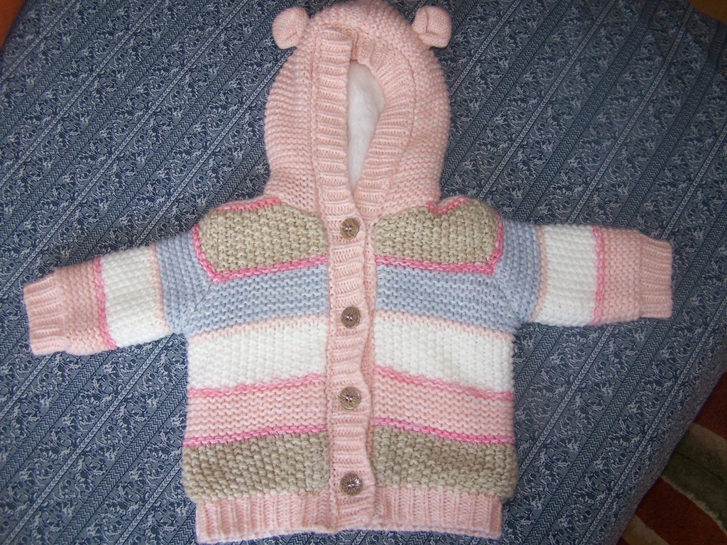 Sweterek ocieplany GEORGE roz.56-62cm