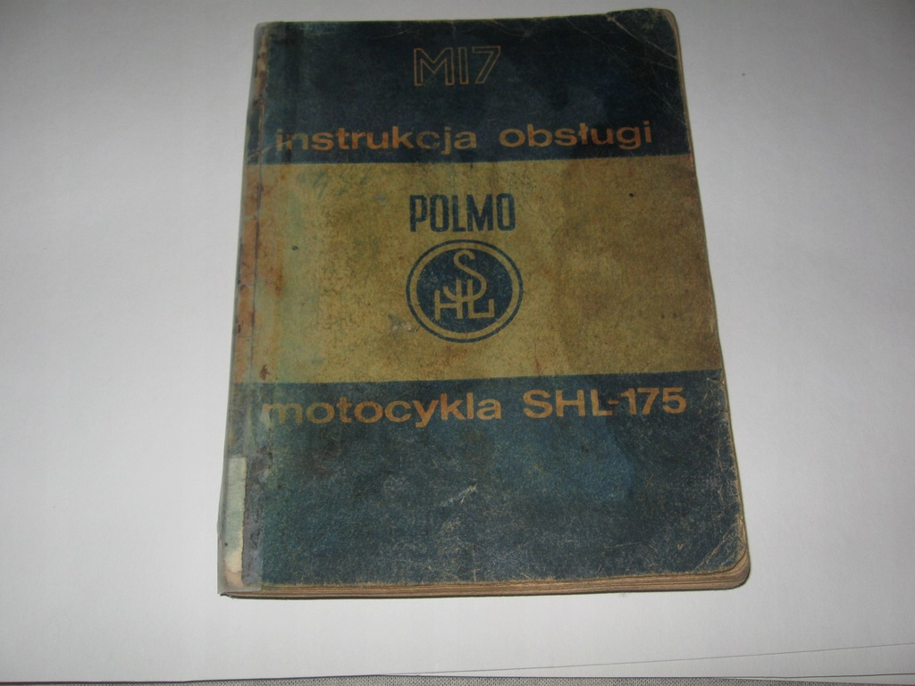 MOTOCYKL SHL 175-M17 Gazela - instrukcja obslugi..