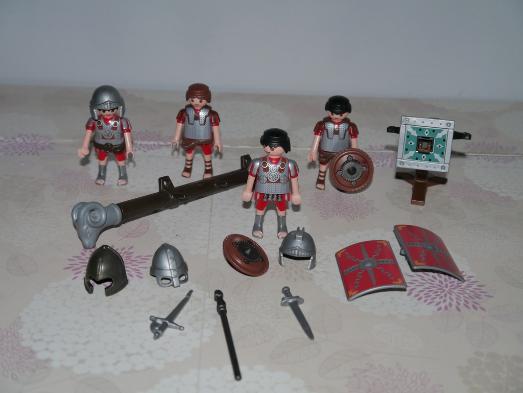 o222 PLAYMOBIL rzymianie taran wojownicy wyrzutnia
